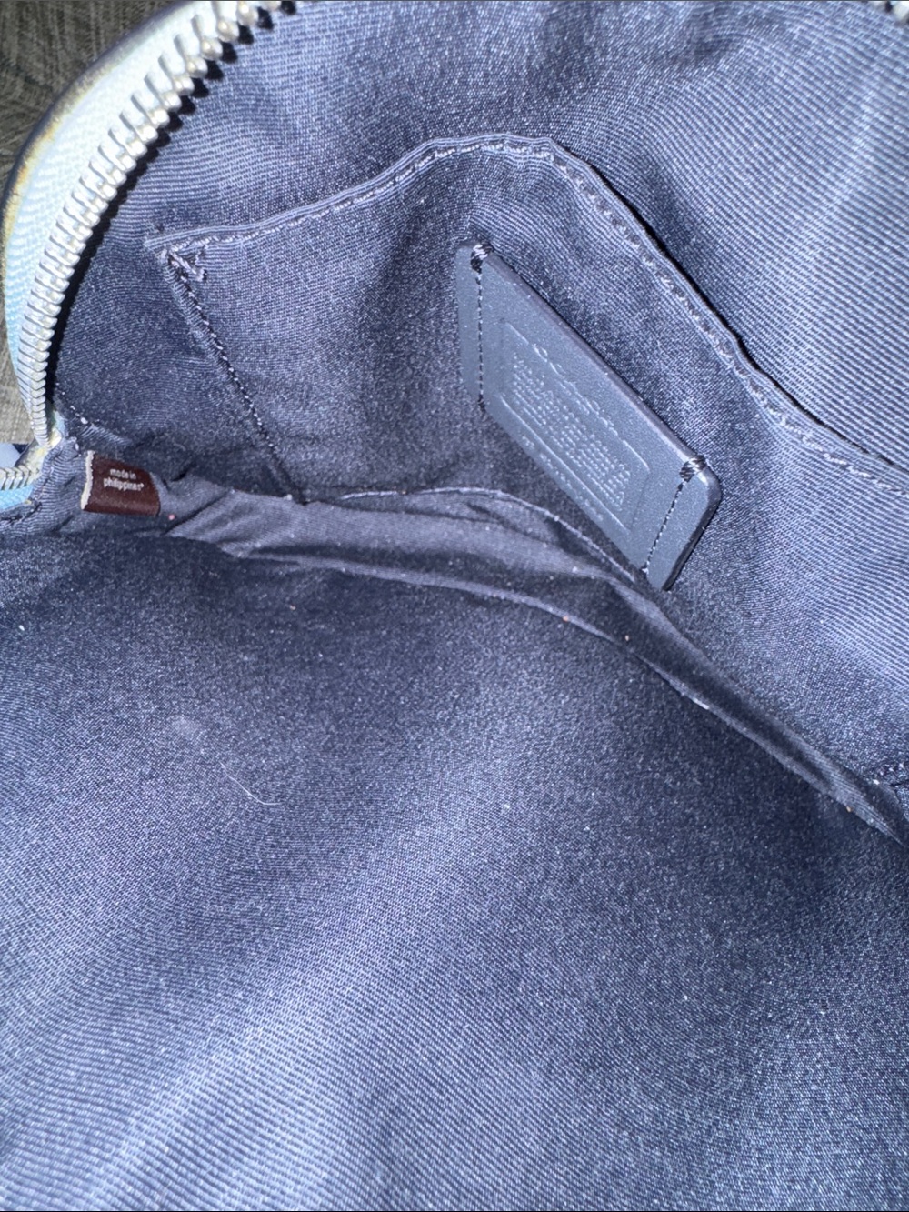 Coach Bag Mini Serena Crossbody Light Blue Leather Satchel - Picture 12 of 17